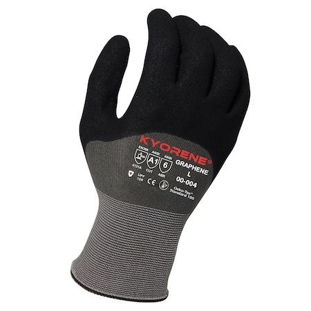 15g Gray Kyorene GrapheneA1 Liner With Black HCT MicroFoam (XL) PK Gloves